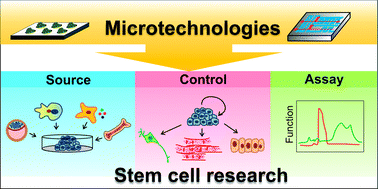 Graphical abstract: Advancing stem cell research with microtechnologies: opportunities and challenges