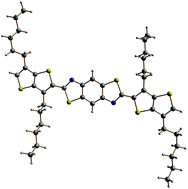 Graphical abstract: Self-assembly and charge transport properties of a benzobisthiazole end-capped with dihexyl thienothiophene units