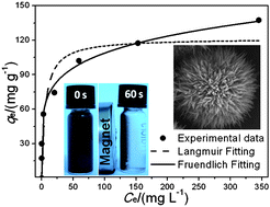 Graphical abstract: Solvent-mediated synthesis of magnetic Fe2O3 chestnut-like amorphous-core/γ-phase-shell hierarchical nanostructures with strong As(v) removal capability
