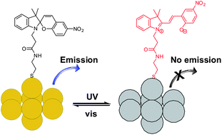 Graphical abstract: Gold nanocluster-based light-controlled fluorescence molecular switch