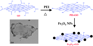 Graphical abstract: Controlled assembly of Fe3O4 magnetic nanoparticles on graphene oxide