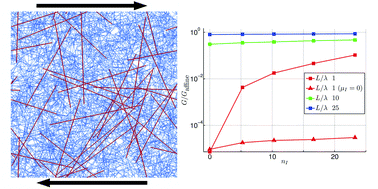 Graphical abstract: The mechanics and affine–nonaffine transition in polydisperse semiflexible networks