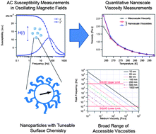 Graphical abstract: Quantitative nanoscale viscosity measurements using magnetic nanoparticles and SQUID AC susceptibility measurements