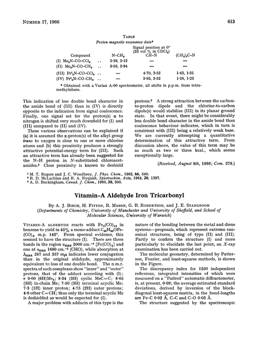 Vitamin-A aldehyde iron tricarbonyl