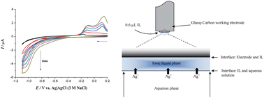 Graphical abstract: Extraction of silver(i) from aqueous solutions in the absence and presence of copper(ii) with a methimazole-based ionic liquid