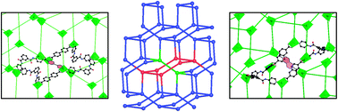 Graphical abstract: Interpenetrated metal–organic frameworks of self-catenated four-connected mok nets
