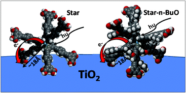 Graphical abstract: Slow excited state injection and charge recombination at star-shaped ruthenium polypyridyl compounds—TiO2 interfaces