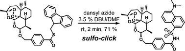 Graphical abstract: Sulfo-click reaction via in situ generated thioacids and its application in kinetic target-guided synthesis