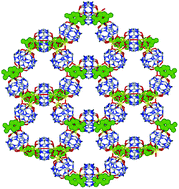 Graphical abstract: Stable cucurbit[5]uril MOF structures as ‘beaded’ rings built on a p-hydroxybenzoic acid template—a small molecule absorption material