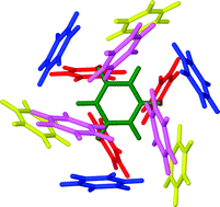 Graphical abstract: A survey of the potential energy surface for the (benzene)13 cluster