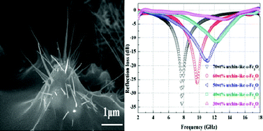 Graphical abstract: A 3D α-Fe2O3 nanoflake urchin-like structure for electromagnetic wave absorption