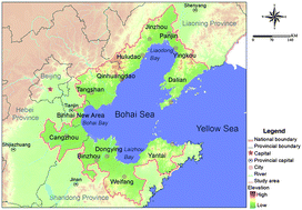 Graphical abstract: Comparative analysis of environmental carrying capacity of the Bohai Sea Rim area in China