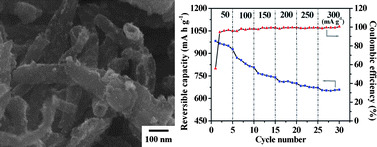 Graphical abstract: Polymer-derived carbon nanofiber network supported SnO2 nanocrystals: a superior lithium secondary battery material