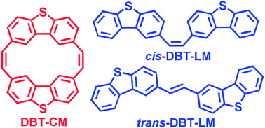 Graphical abstract: Synthesis, experimental and theoretical characterization, and field-effect transistor properties of a new class of dibenzothiophene derivatives: From linear to cyclic architectures