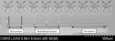 Graphical abstract: Three-dimensional closed microfluidic channel fabrication by stepper projection single step lithography: the diabolo effect