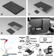 Graphical abstract: Compatible immuno-NASBA LOC device for quantitative detection of waterborne pathogens: design and validation