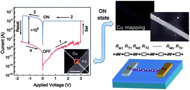 Graphical abstract: Nonvolatile resistive switching in single crystalline ZnO nanowires