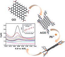 Graphical abstract: Chemical amination of graphene oxides and their extraordinary properties in the detection of lead ions