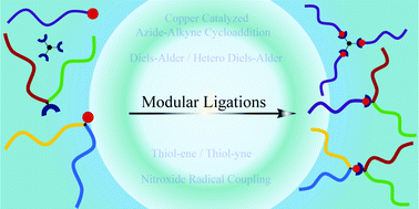 Graphical abstract: Constructing star polymersvia modular ligation strategies