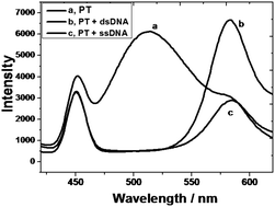 Graphical abstract: A sensitive and selective label-free DNAzyme-based sensor for lead ions by using a conjugated polymer