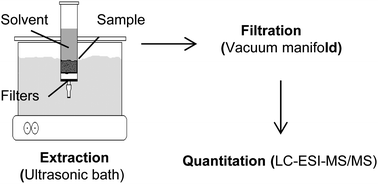 Graphical abstract: Determination of ten perfluorinated compounds in sludge amended soil by ultrasonic extraction and liquid chromatography-tandem mass spectrometry