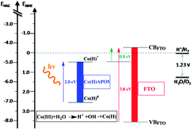 Graphical abstract: CoAPO5 as a water oxidation catalyst and a light sensitizer