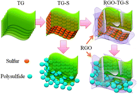 Graphical abstract: High-rate lithium–sulfur batteries promoted by reduced graphene oxide coating