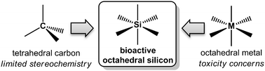 Graphical abstract: Hydrolytically stable octahedral silicon complexes as bioactive scaffolds: application to the design of DNA intercalators