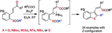Graphical abstract: Preparation of functional benzofurans and indoles via chemoselective intramolecular Wittig reactions