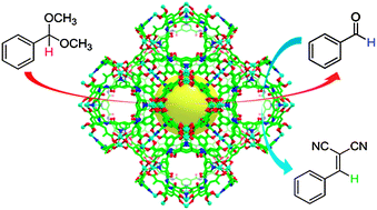 Graphical abstract: A versatile metal–organic framework for carbon dioxide capture and cooperative catalysis
