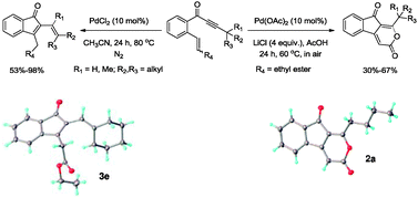 Graphical abstract: Palladium(ii)-catalysed tandem cyclisation of electron-deficient aromatic enynes