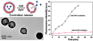 Graphical abstract: Near-infrared light-responsive vesicles of Au nanoflowers