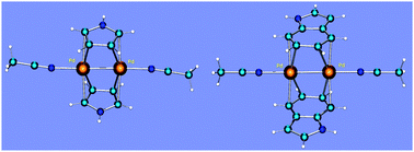 Graphical abstract: Bridging π-coordination of pyrrole and indole over a PdI–PdI bond