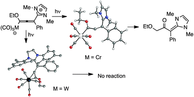 Graphical abstract: Structure and photoreactivity of stable zwitterionic group 6 metal allenyls