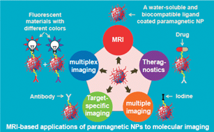 Graphical abstract: Paramagnetic nanoparticle T1 and T2 MRI contrast agents