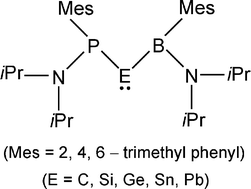 Graphical abstract: Reactivity for boryl(phosphino)carbenyl carbene analogues with group 14 elements (C, Si, Ge, Sb, and Pb) as a heteroatom: a theoretical study