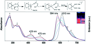 Graphical abstract: Acid induced acetylacetonato replacement in biscyclometalated iridium(iii) complexes