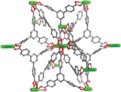 Graphical abstract: A twelve-connected porous framework built from rare linear cadmium tricarboxylate pentamer