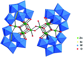Graphical abstract: A dodecanuclear Zn cluster sandwiched by polyoxometalate ligands