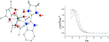 Graphical abstract: Single-molecule magnets based on rare earth complexes with chelating benzimidazole-substituted nitronyl nitroxide radicals