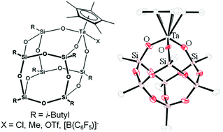 Graphical abstract: Synthesis and characterization of tantalum silsesquioxane complexes