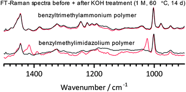 Graphical abstract: Anion-exchange membranes for alkaline polymer electrolyte fuel cells: comparison of pendent benzyltrimethylammonium- and benzylmethylimidazolium-head-groups