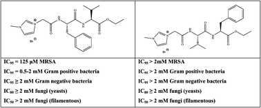 Graphical abstract: Antimicrobial toxicity studies of ionic liquids leading to a ‘hit’ MRSA selective antibacterial imidazolium salt