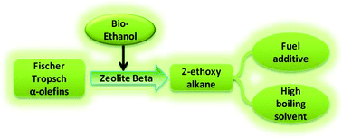 Graphical abstract: Selective synthesis of 2-ethoxy alkanes through ethoxylation of 1-alkenes with bioethanol over zeolite beta catalyst in a liquid phase continuous process