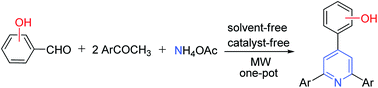 Graphical abstract: Solvent- and catalyst-free synthesis of new hydroxylated trisubstituted pyridines under microwave irradiation