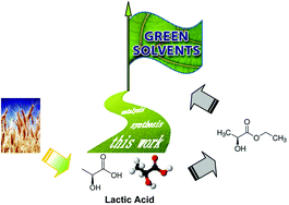 Graphical abstract: Lactic acid as an invaluable bio-based solvent for organic reactions