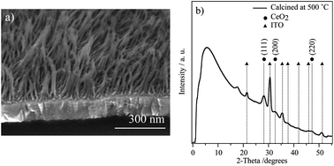 Graphical abstract: Ultrahigh density electrolytic nanoreactors composed of liquid crystalline block copolymer template: water-electrolysis-induced deposition of cerium oxyhydroxide nanorod array