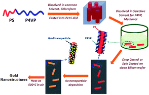 Graphical abstract: Hairy polymer nanofibers via self-assembly of block copolymers