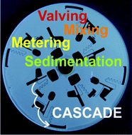 Graphical abstract: Comprehensive integration of homogeneous bioassays via centrifugo-pneumatic cascading