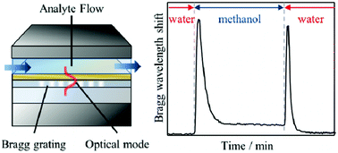 Graphical abstract: An investigation into dispersion upon switching between solvents within a microfluidic system using a chemically resistant integrated optical refractive index sensor